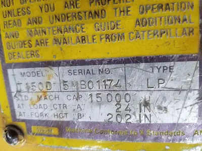 USED 1988 CATERPILLAR T150D