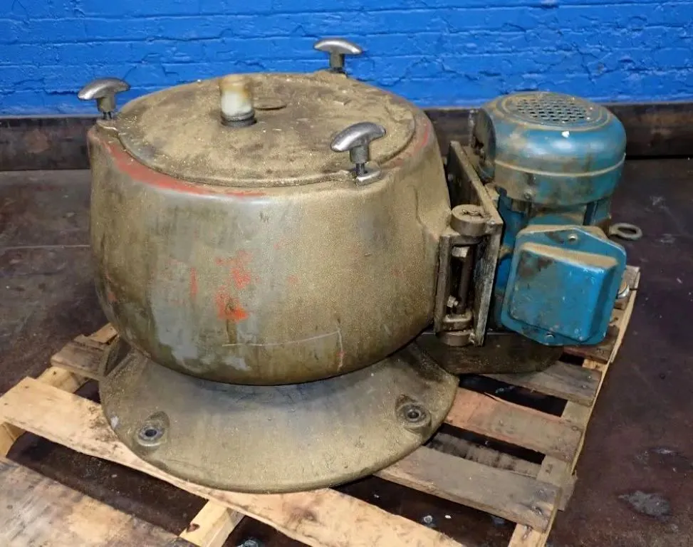Barrett 125-F Clarifuge centrifuge, SS.