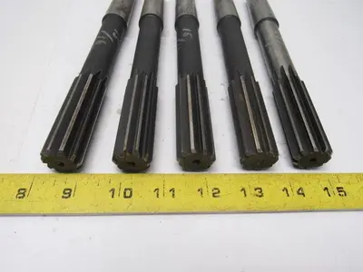 CHICAGO LATROBE 15/16" Double Circle #3 Morse 8 Flute Reamer Lot/5