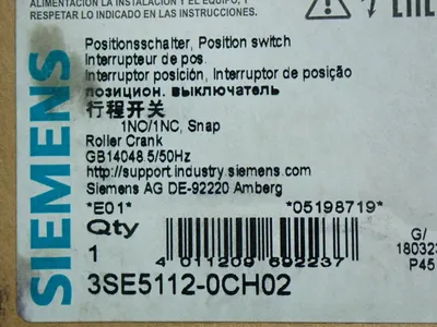 NEW SIEMENS 3SE51120CH02