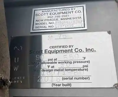 USED SCOTT EQUIPMENT 6011