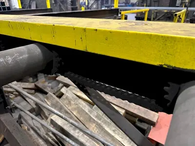 60' X 42" POWERED ROLLER CONVEYOR: STOCK #22909