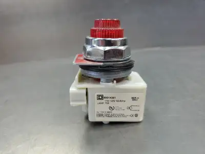 Used Square D 9001KM1 Green Light Series H Module, 110/120V, 50/60Hz Light Source Equipment South Carolina US | Palmetto Automation #1160452