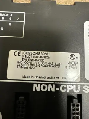 Used GE FANUC IC693CPU398H Misc Electrical & Power Parts | Surplus Asset Holdings #1219473