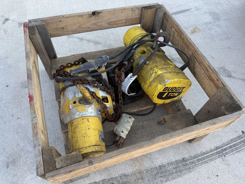 Used 2010 BUDGIT ELECTRIC ROLLER CHAIN HOIST Hoists (All Types) Minnesota US | Carco Truck & Equipment #1514131