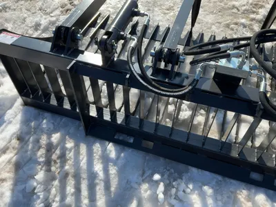 Used JCT ROCK BUCKET GRAPPLE SKID STEER ATTACHMENT Grapple Buckets Michigan US | Miedema Asset Management Group #1328944