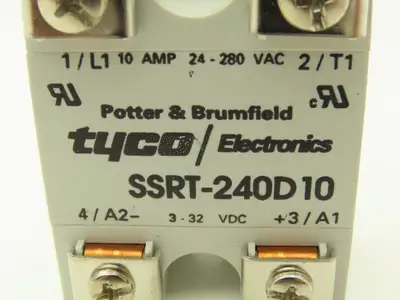 Ingersoll Rand 39198528 Relay Solid State 10A 24-280VAC Compressor Component