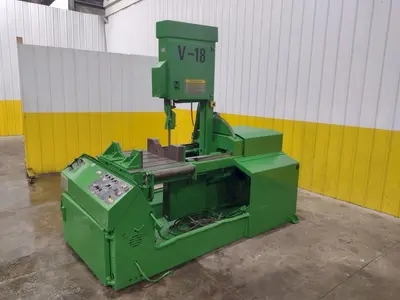 18" X 20" HYD-MECH MODEL V18 SERIES II VERTICAL BAND SAW: STOCK #24965