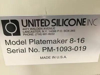 USED UNITED SILICONE 8-16