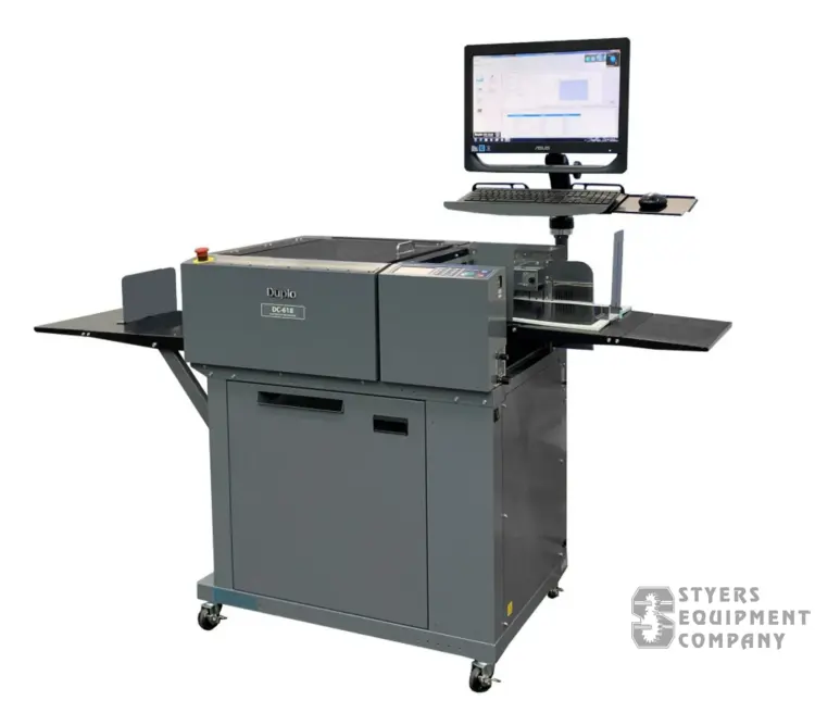 DUPLO DC-618 SLITTER/CUTTER/CREASER | Styers Equipment Company