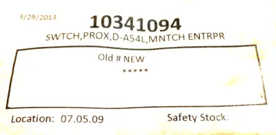 NEW SMC D-A54 L PROXIMITY SWITCH DA54 L