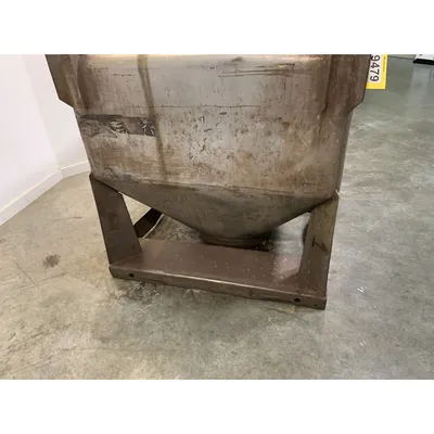 Used 1000 Liter (35 cu. Ft) IBC Matcon Stainless Steel Portable Tote Bin