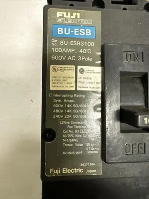 Used FUJI BU-ESB3100 Circuit Breakers | Surplus Asset Holdings #1189147
