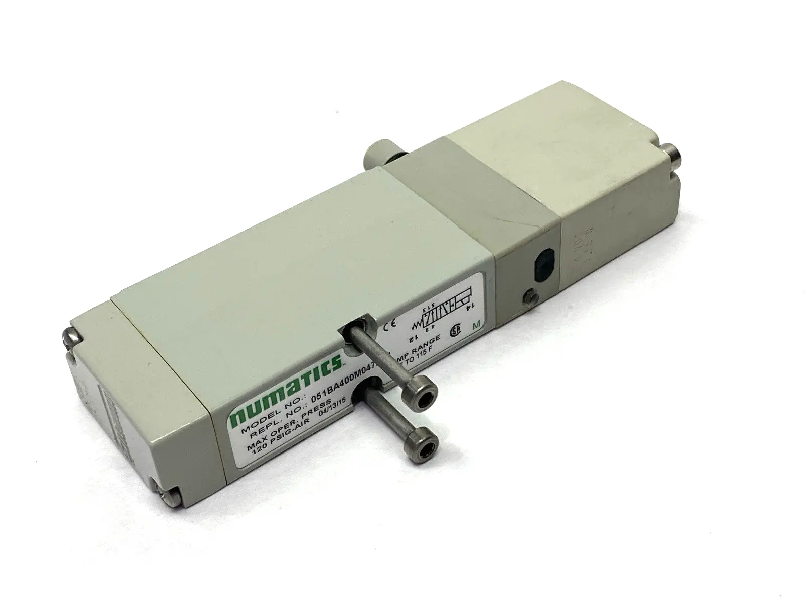 Used Numatics Solenoid Valve 2 Position 24VDC Solenoid Valves Michigan US | Maverick Industrial Sales #1402154