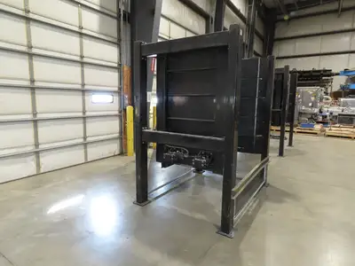 42"W x 48-50"L Pallet Feeder Dispenser for Robot Palletizer Conveyor 90"H