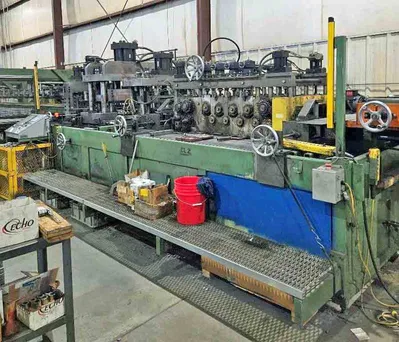 24" x 0.250" x 7,500# Custom Rollform Cut To Length Line