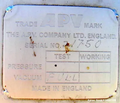 Used APV P-E Evaporators Illinois US | Aaron Equipment #1512893