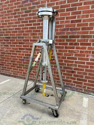 USED SEPTECH ANNULAR EXPANSION STAINLESS STEEL PREPARATIVE HPLC COLUMN