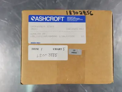 NEW ASHCROFT GPDN4GGB25