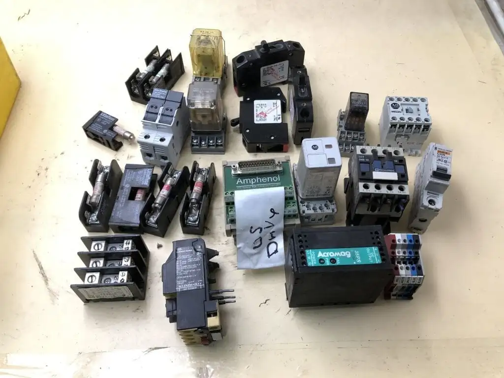 Various Brand Electrical Fuse Blocks / Circuit Breakers / Sensors / Relays / etc