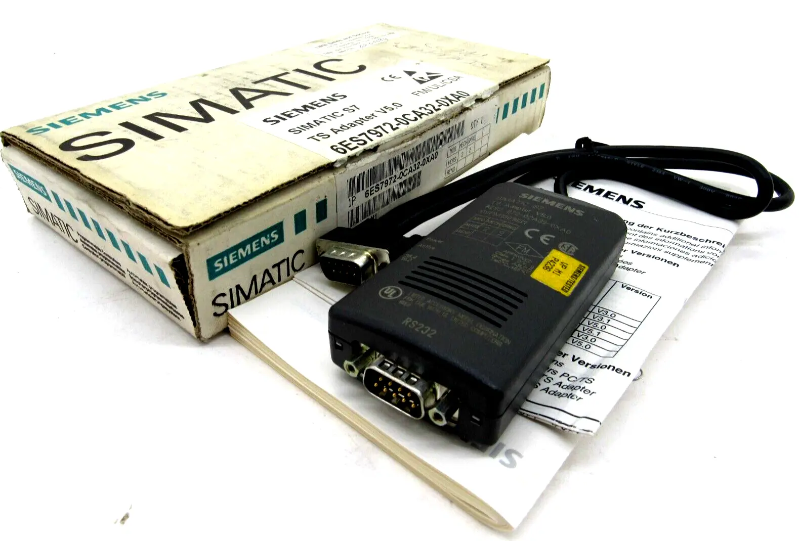 NEW SIEMENS 6ES7972-0CA32-0XA0 ADAPTER 6ES79720CA320XA0