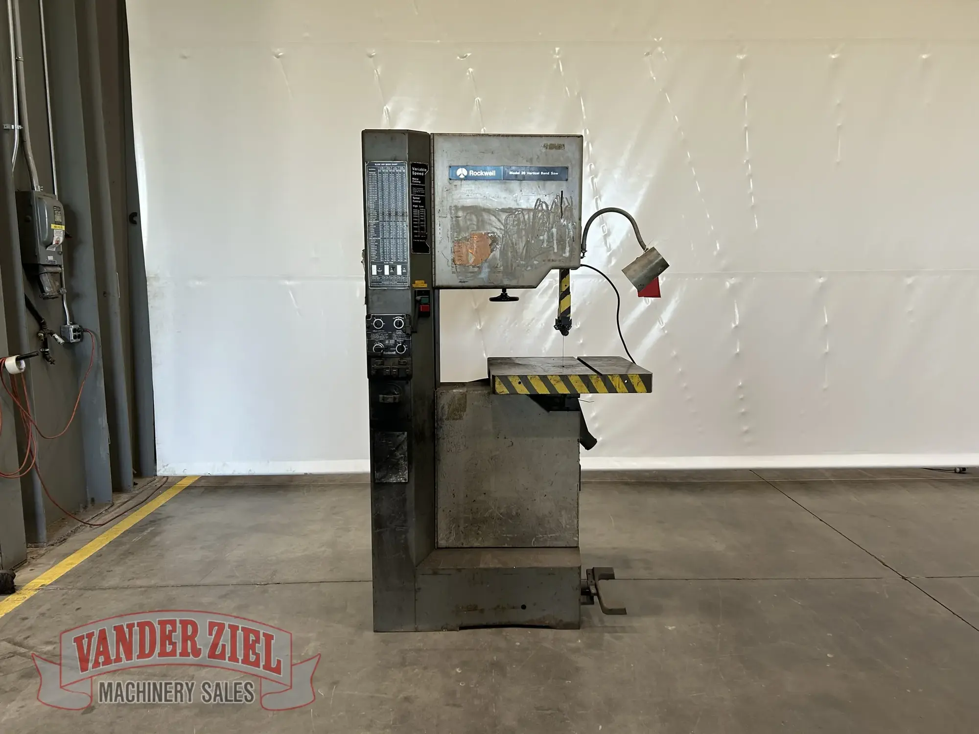 Used ROCKWELL 20 Vertical Band Saws Michigan US | Vander Ziel Machinery Sales #480518