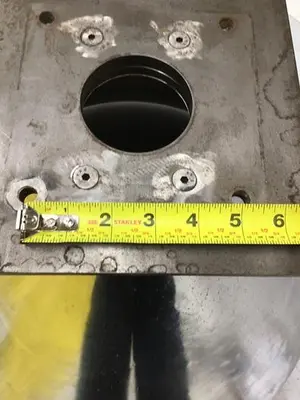 USED METAL FABRICATOR HOPPER