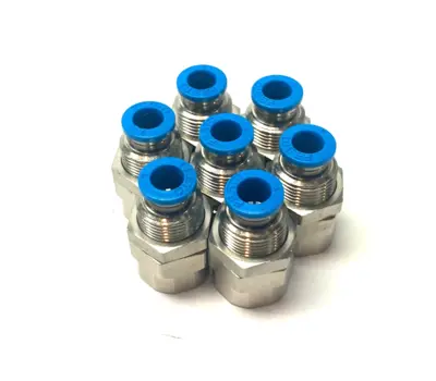 USED FESTO BULKHEAD PUSH-IN FITTING G1/4" X 6MM TUBE