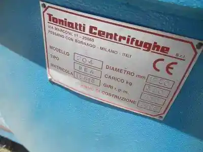 USED TONIATTI CENTRIFUGHE SRL 204