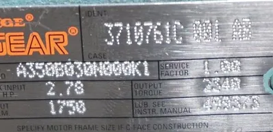 NEW DODGE TIGEAR 6042486 A350B030N000K1 REDUCER