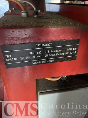USED SIMONDS OPTIMATIC RMO 880 BAND SAW LEVELER