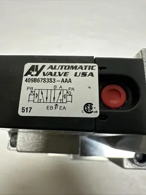 New | in-Stock AUTOMATIC VALVE 409B67S3S3-AAA Solenoid Valves Ohio US | Surplus Asset Holdings #1226106