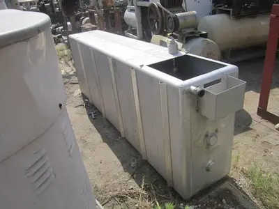 Tank, 230 Gallon, Alum, 17" X 8' X 33", FT/FB, Cover, #5991780