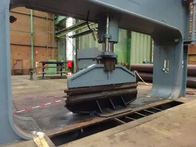 USED BAKKER 500 TON DISH END FORMING PRESS