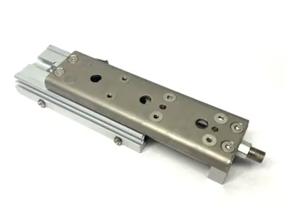 Used SMC High Precision Guided Cylinder 16mm Twin Bore, 75mm Stroke Pneumatic Cylinders Michigan US | Maverick Industrial Sales #1390626