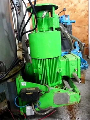 Ellerwerk 735 U-A perforate basket centrifuge, 316SS.