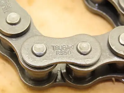 Tsubaki RS50-1-RP #50 Roller Chain 10' / 12' Long 5/8" Pitch Lot of 2  READ