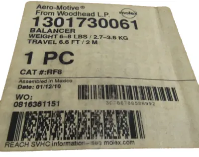 NEW MOLEX WOODHEAD RFB BALANCER 1301730061