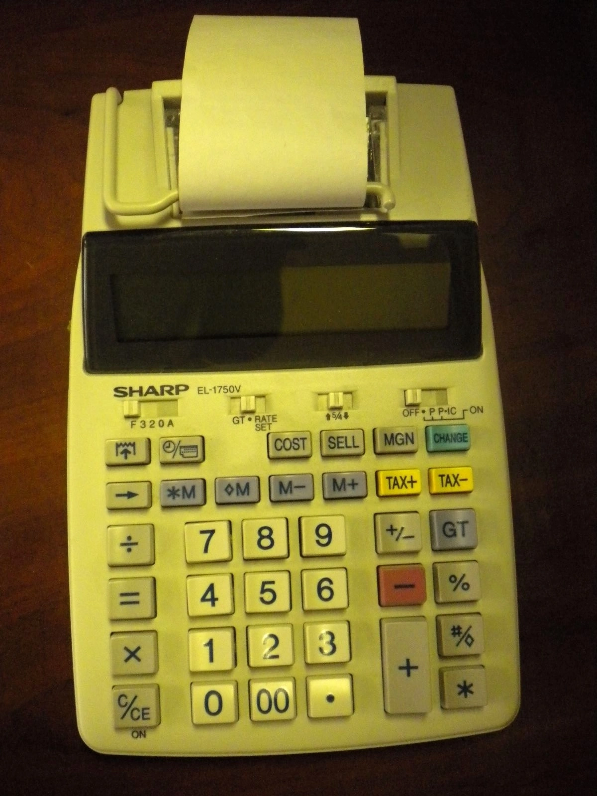 USED sharp PRINTING CALCULATOR