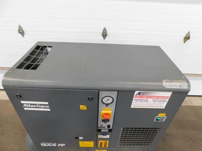 Used Atlas Copco GX4FFCSA/UL Tank Mounted Air Compressors Ohio US | Equipment Recovery Corp. #1331437