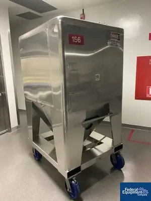 USED TOTE Systems 48" x 42" x 40" Tote Systems Stainless Steel Transfer Bins