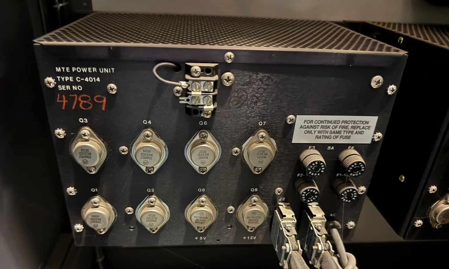 MTE Power Supply Unit Type C-4014