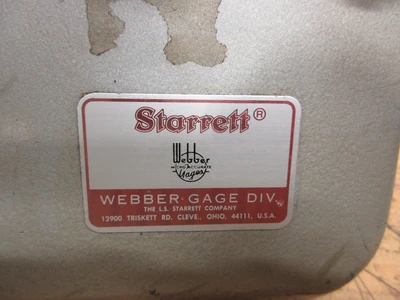 Used STARRETT, WEBBER 18" Height Gages Minnesota US | Machinesused.com #1277894