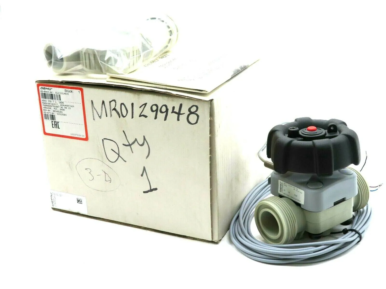 NEW GEMU R67725D 7871140ED DIAPHRAGM VALVE R69025D711EDN
