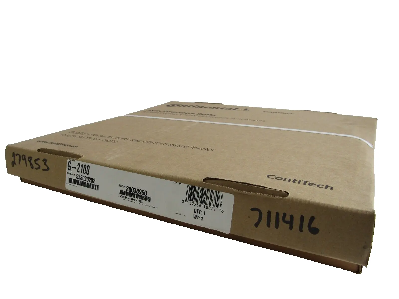 NEW CONTINENTAL G-2100 SYNCHRONOUS BELTS G2100