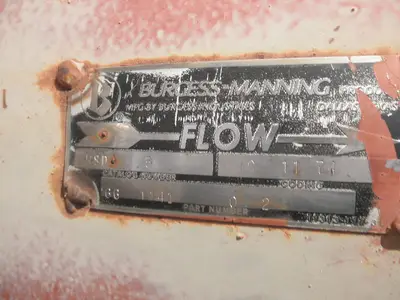 USED BURGESS MANNING WSD-5