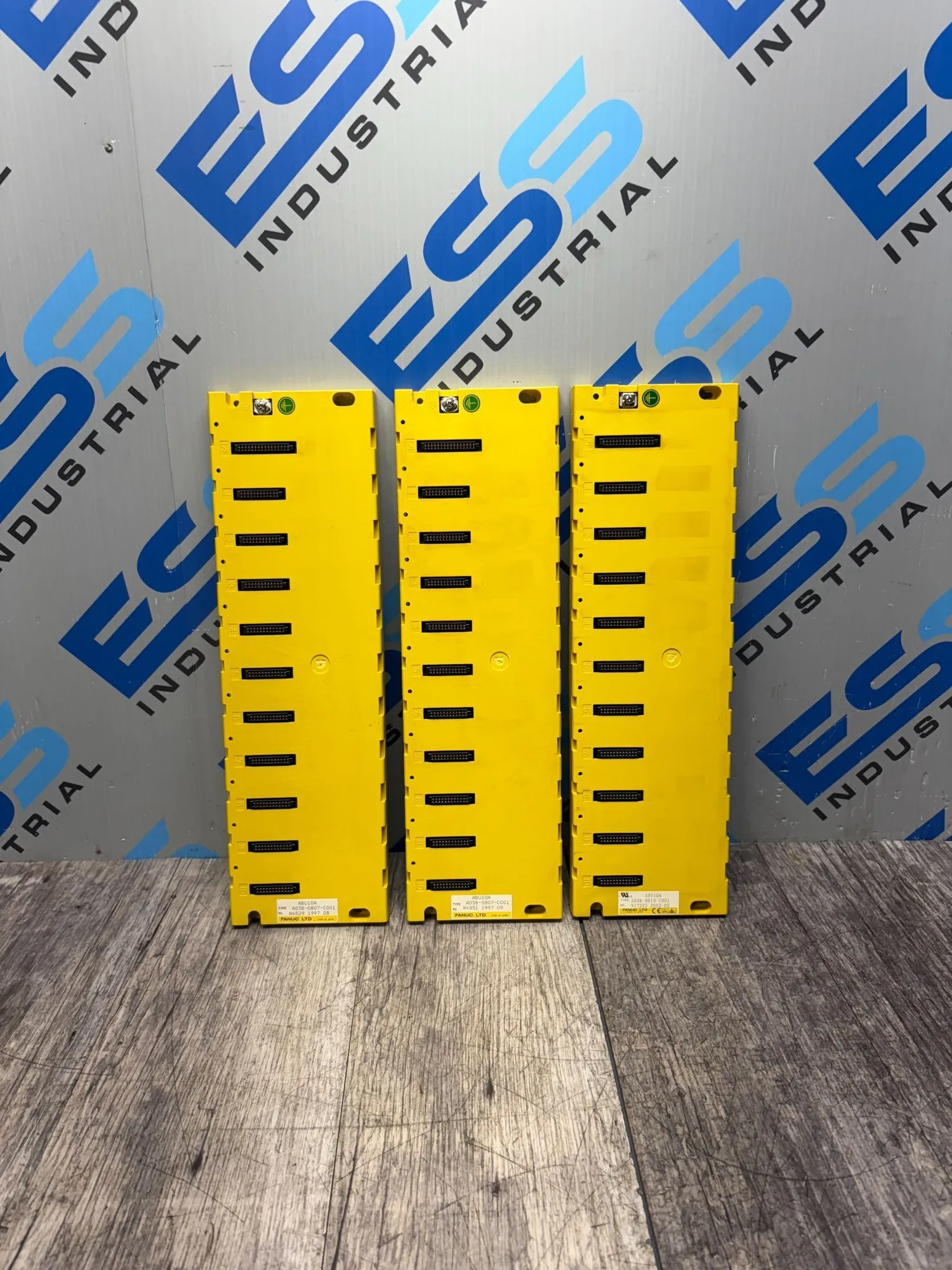 USED FANUC A03B-0807-C001 & A03B-0819-C001