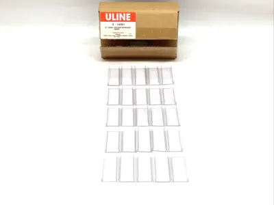 New | in-Stock U-Line Snap-On Label Holders for Shelving 3" Parts & Accessories (Material Handling) Michigan US | Maverick Industrial Sales #1391981