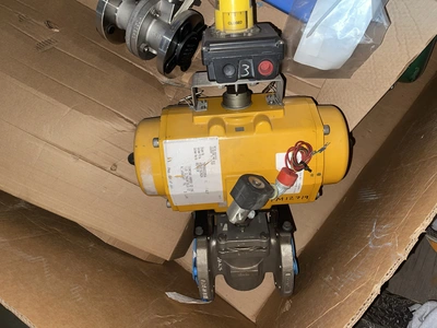 Xomox  4" CF8M Lined Plug Valve New storeroom Spare