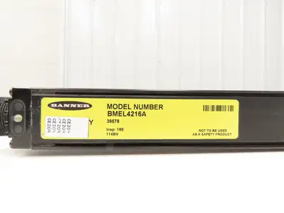 Banner 39578 Mini-Array Emitter Sensor 1057mm 19mm Beam Spacing Light Curtain